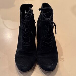 Toms Black Women's Lace-Up Boots